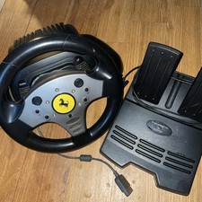 Rennspiel Gaspedal mit Lenkrad