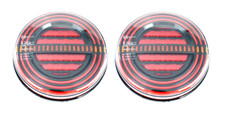 2x LED Rund-Rückleuchten