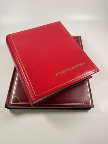 Vintage postkartenalbum - 2x,