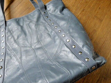 Kleine Handtasche Damen Grau Tasche Shopper Bag Handbag TOP