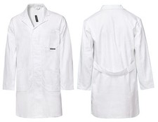 Kittel Mantel Weiß Berufskleidung Arbeitskleidung Labor 100% Baumwolle 280G Öko