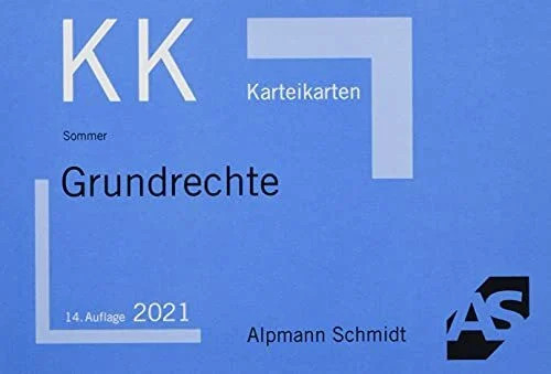 Karteikarten grundrechte buch - karteikarten,