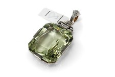 Clip Anhänger 1 Heliodor / Beryll ca. 53 Karat IGI Gutachten [BRORS 17266]