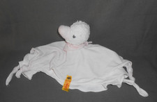 STEIFF  SCHMUSETUCH SCHNUFFELTUCH ENTE SCHNATTER ROSA  GESTREIFT