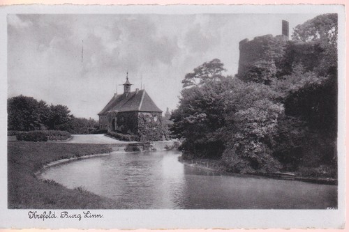 Krefeld burg linn - ak,,