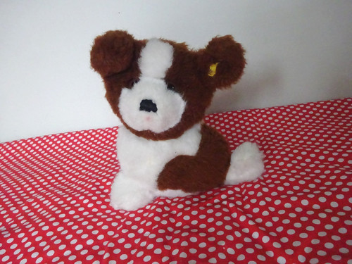 Steiff hund 18x16 mit - ,