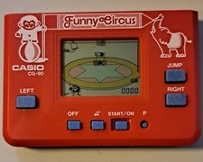 FunnyCircus CASIO LCD GAME CG-90 / Rares Retro Spiel Vintage Konsole 1985