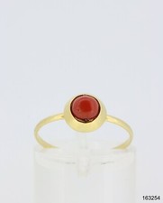 750 18kt gold ring koralle - gold, ring,