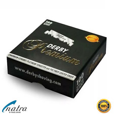 100 DERBY PREMIUM Rasierklingen auswechselbar für Rasiermesser razor blade