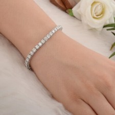 Solid 14k Weiss Gold 9.36Ct