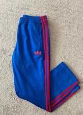 Adidas Originals Firebird  OG TT  Trainingshose Hose blau rot Gr. M Retro 