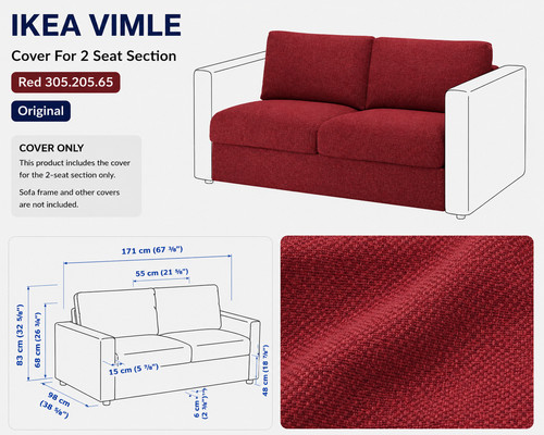 Ikea vimle bezug - vimle,