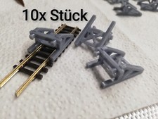 Spur N 1:160 - 10 Stück Prellbock Resin