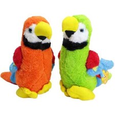 2er Set 2x Papagei Kuscheltier