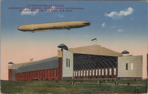 Luftschiffhalle leipzig - ak,,