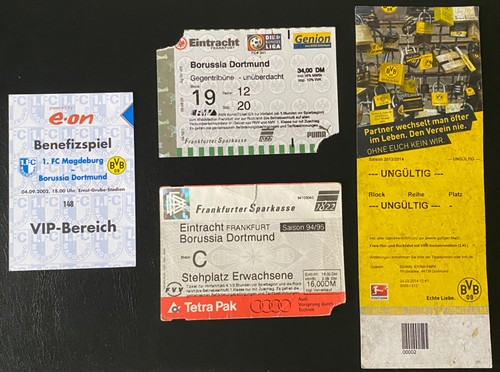 Alte tickets mit borussia - tickets,