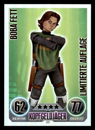 Boba fett force attax star - boba,