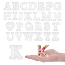 26Stk Alphabet Buchstaben Harz