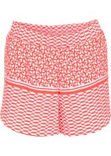 Strandshorts Gr. 38 Hummer Weiß Damen Bade Hose Shorts Kurze Bermuda Pants Neu`