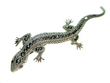 Art Deco Eidechse Brosche 835