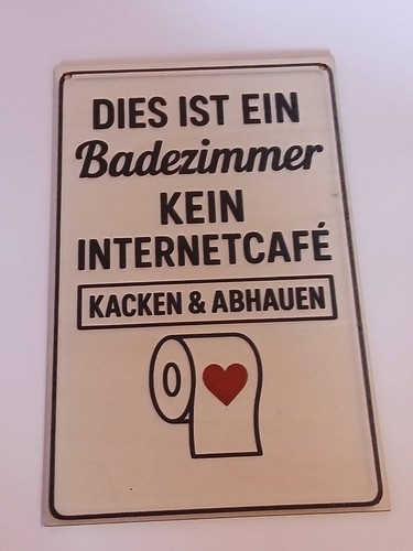 Holzschild mit spruch - holzschild,