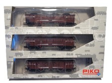 Eisenbahn Zubehör 3x Piko 58082 Offener Güterwagen m. Braunkohle DR H0 OVP RAR