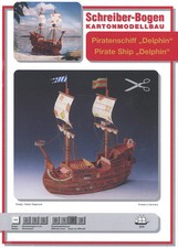 Kartonmodell Piratenschiff