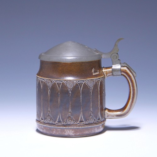 Jugendstil steinzeug bierkrug - steinzeug,