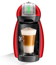 Krups KP1605 Genio2 Nescafé Dolce Gusto Kaffee Kapselmaschine 1500W 1L Auto Red