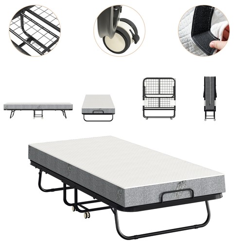 Klappbett mit matratze - klappbett,