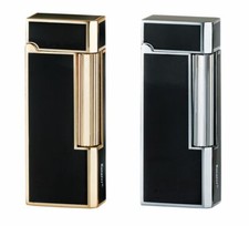 Eurojet Premium Feuerzeug, 2 Motive, edel Deluxe Gasfeuerzeug Softflamme Stein