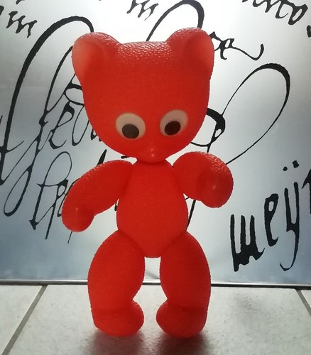 Ddr plaste teddy bär - plaste, mit