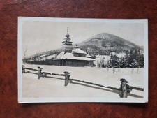 Karpathenrussisches Holzkirchlein Bei Kunzendorf Frankstadt Top Ansichtskarte 