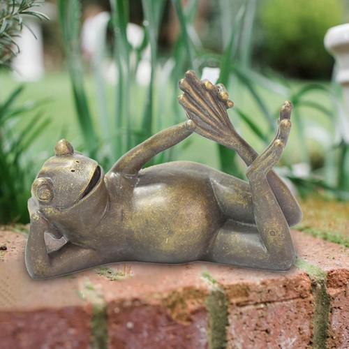 Antik bronze liegend yoga - liegend,