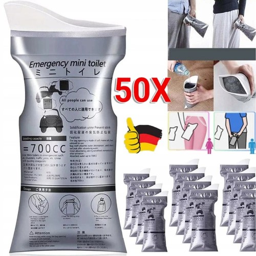 50x einweg urinal mit granulat - einweg,