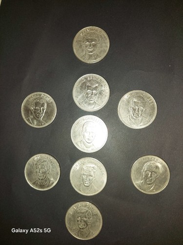 Münzen von der 1970 - 9, wm