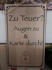 Original Altes Blechschild