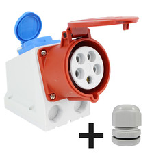 CEE Kombi Wandsteckdose 16A