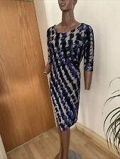 Hugo Boss Markenkleid Businesskleid Gr.L Bunt