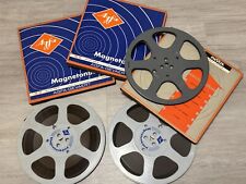 AGFA PE31 2 Stück 26cm Spulen mit Band + Revox Leerspule