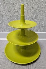 Koziol Etagere „Babell“ 3-stöckig grün Snacktablett Obst Gebäck