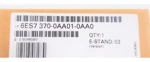 New 6es7 370 0aa01 - new,