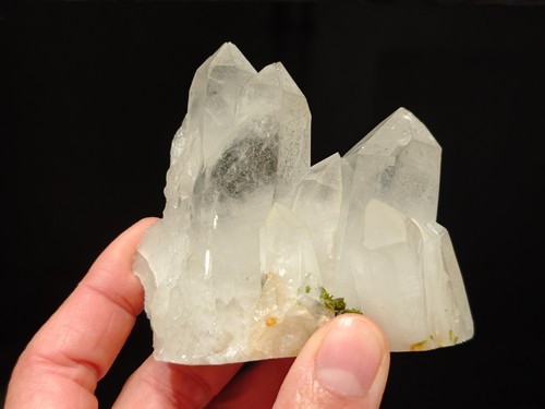 Bergkristall cluster mit - bergkristall,