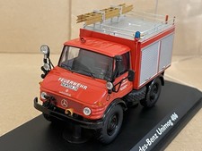 (T-16) Schuco 1:43 MB Unimog 406 Pilkington Werkfeuerwehr OVP