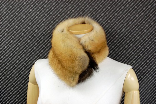 Goldener russischer zobel pelz - goldener,