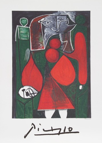 Pablo picasso femme rouge - picasso,, en