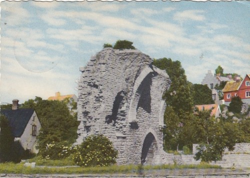 Visby hans kyrkoruine - visby,, gl1957