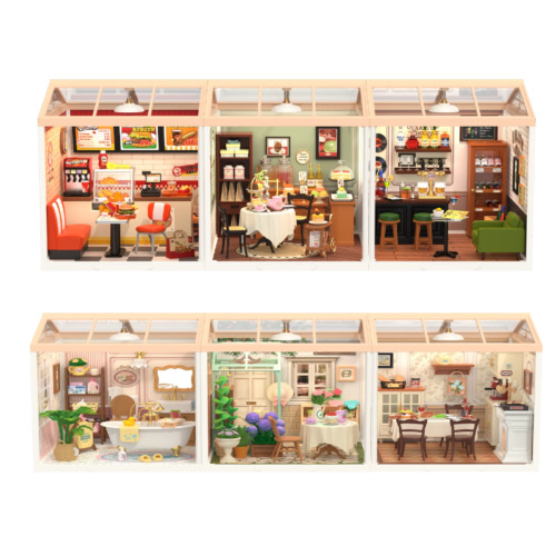 Rolife 6kits neue diy miniatur - 6kits,