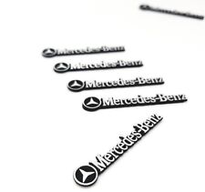 Benz 4x logo Emblem Metall  Aufkleber Lautsprecherboxen konsole Lenkrad