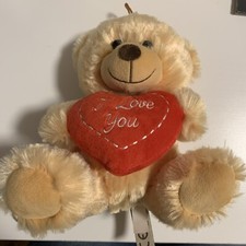 Kuscheltier Plüschtier Teddy Ca. 20 Cm Morgenroth Plüsch I Love You Wie Neu